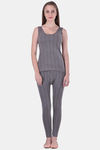 Lux Inferno Woollen Pyjama Set (Pack of 2) - Charcoal Melange — thumbnail 1